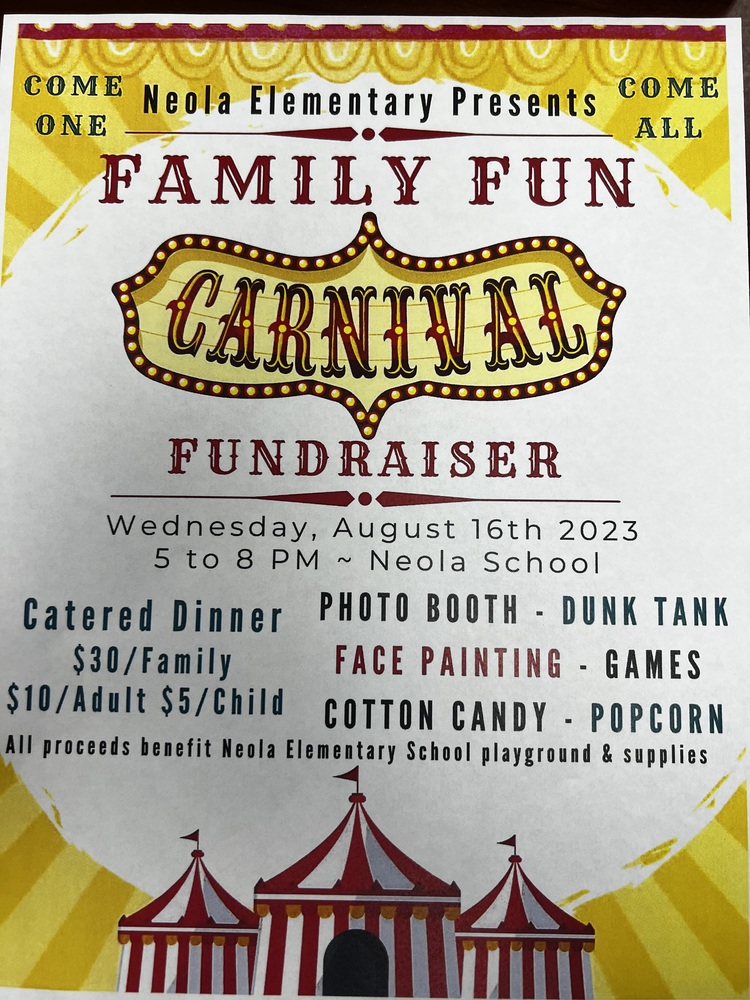 PTO Fundraiser Neola Elementary School
