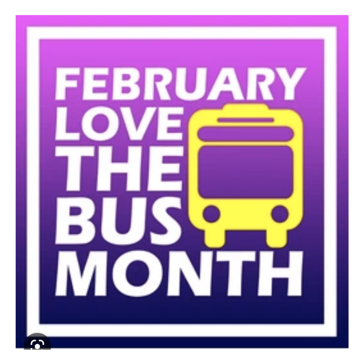 February Love The Bus Month