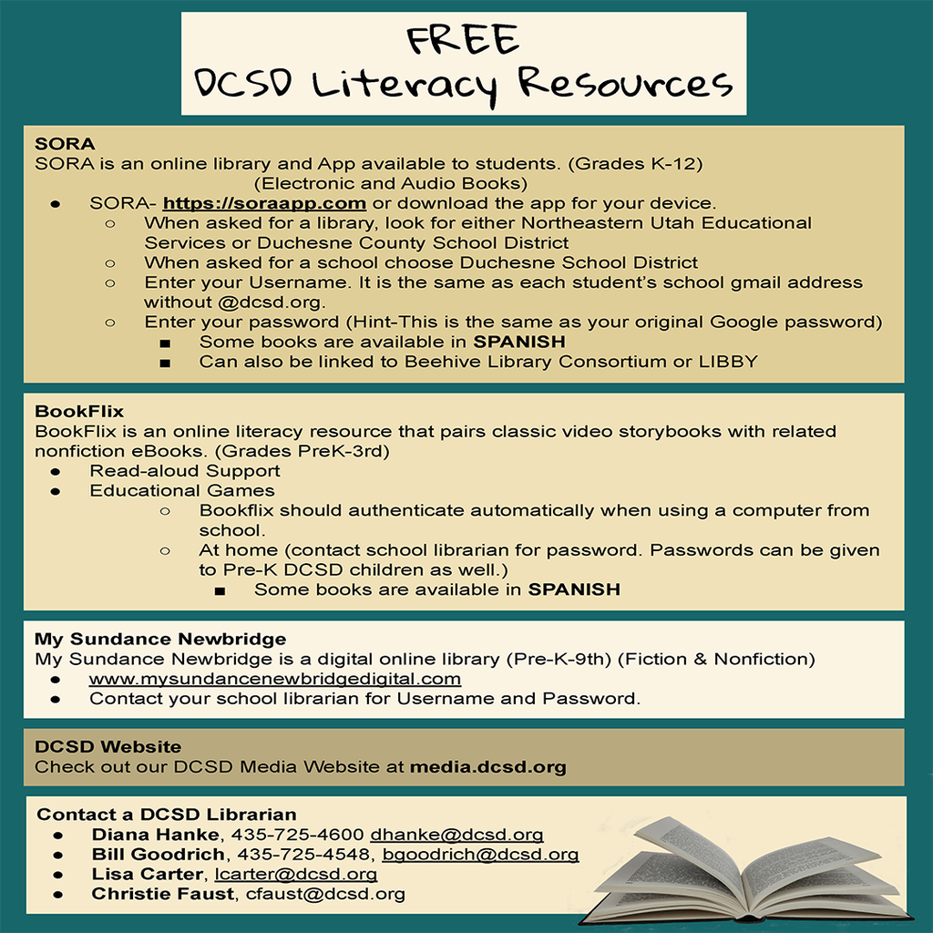 Free DCSD Literacy Resources
